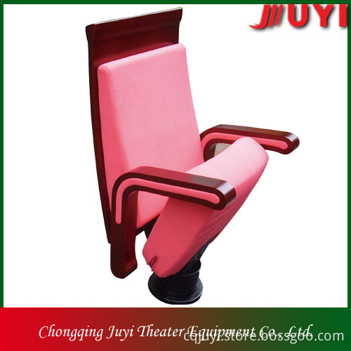 auditorium theatre seating JY-956 factory price wood armrest concert chair theater chair indoor seat hot selling